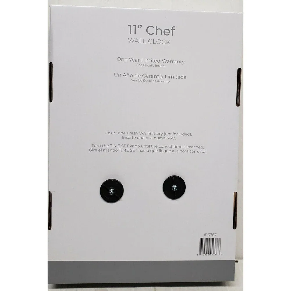 Plastic Kitchen Wall Clock, 11